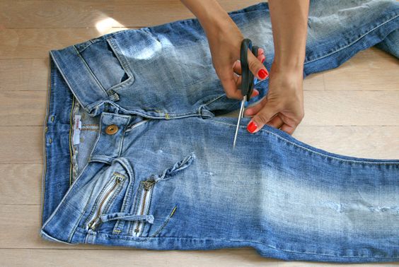 Как из старых джинсов сделать мужские и женские шорты своими руками