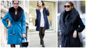 Разнообразие синего пальто