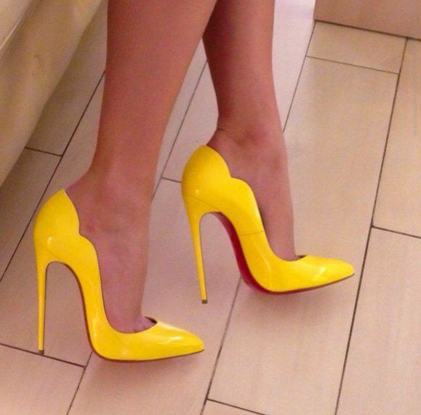 Жёлтые туфли - самый яркий тренд сезона