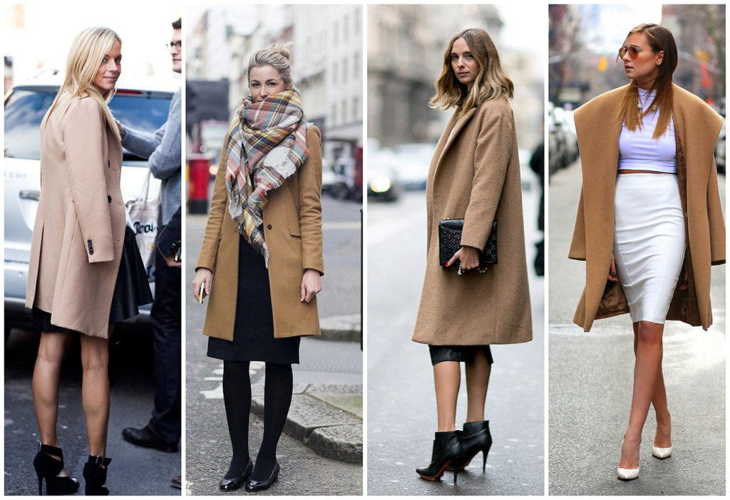 С чем носить бежевое пальто:халат, классическое до колена, оверсайз