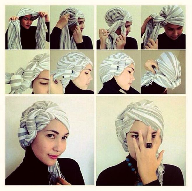 Как завязать платок, шарф, палатин на голове разными способами: варианты для самых стильных