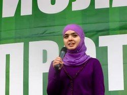 фиолетовый хиджаб