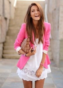розовый пиджак