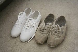кроссовки до и после чистки
