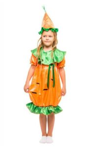 костюм морковки для девочки
