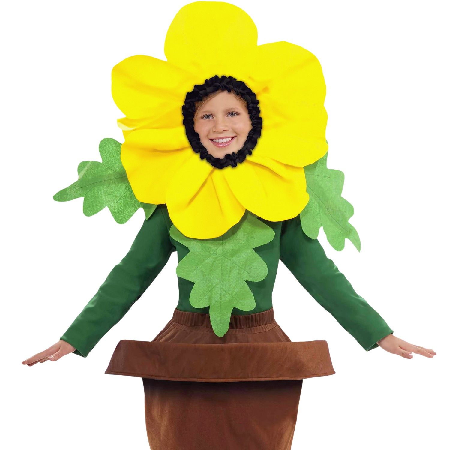Детский карнавальный костюм Цветок Подсолнух