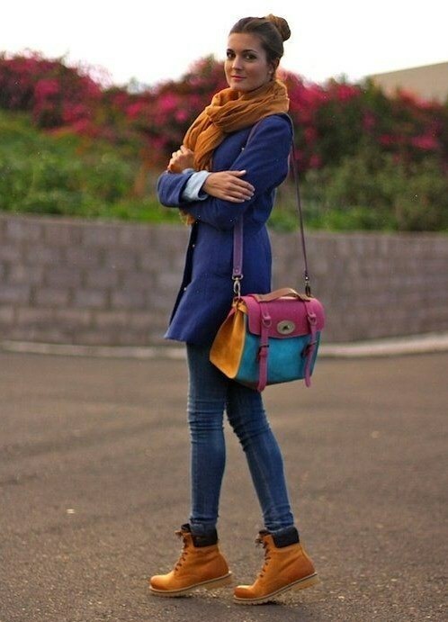 Тимберленды с юбкой и платьем: неожиданные сочетания могут стать стильными