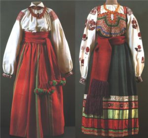 женский русский народный костюм