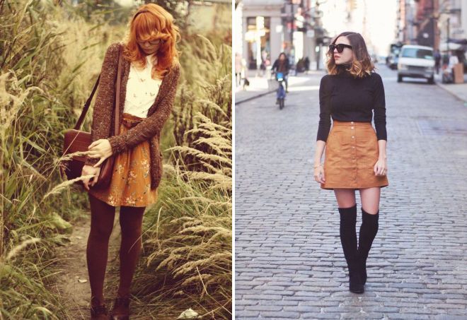 С чем носить коричневую юбку и как правильно ее подать?