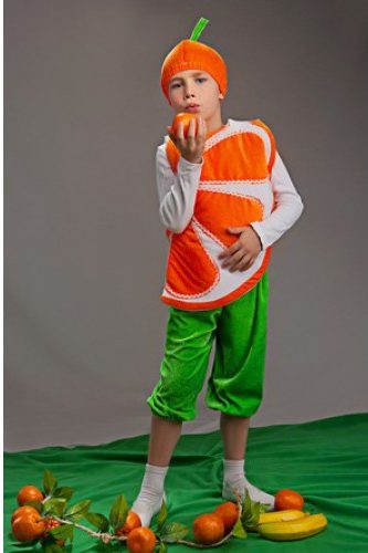 Костюм Ананаса, детский карнавальный костюм Фрукт Ананас для девочки, сарафан и шапка, Лапландия