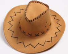 ковбойская шапка из ткани