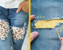 как обновить джинсовую вещь