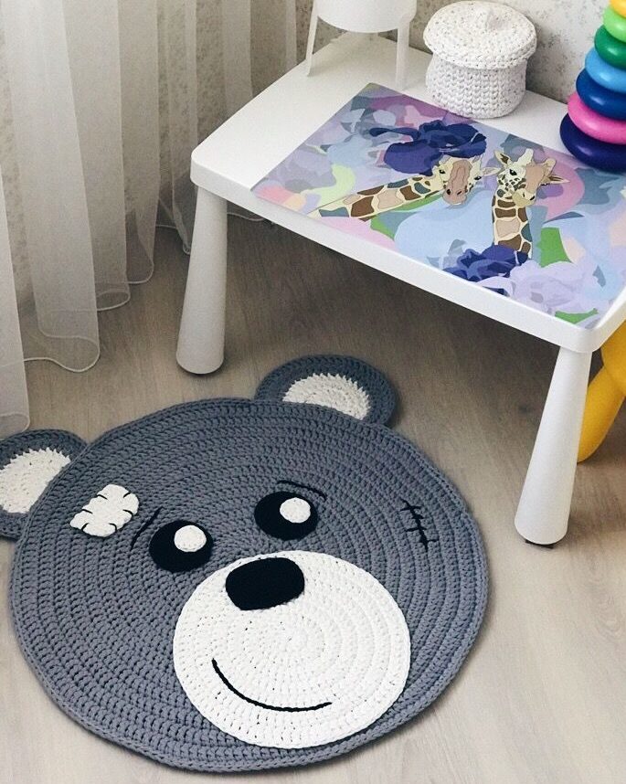 Коврик медвежонок для детской комнаты