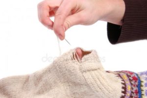 Как починить пятки у вязанных носков