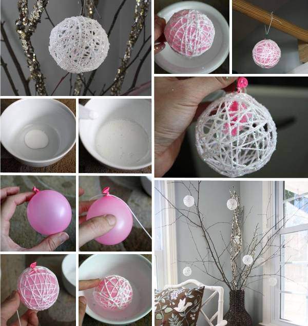 Красивый и необычный декор новогодних шаров – лучшие идеи с фото