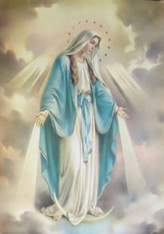 Дева Мария в голубом