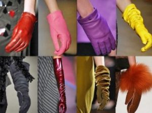 разноцветные перчатки