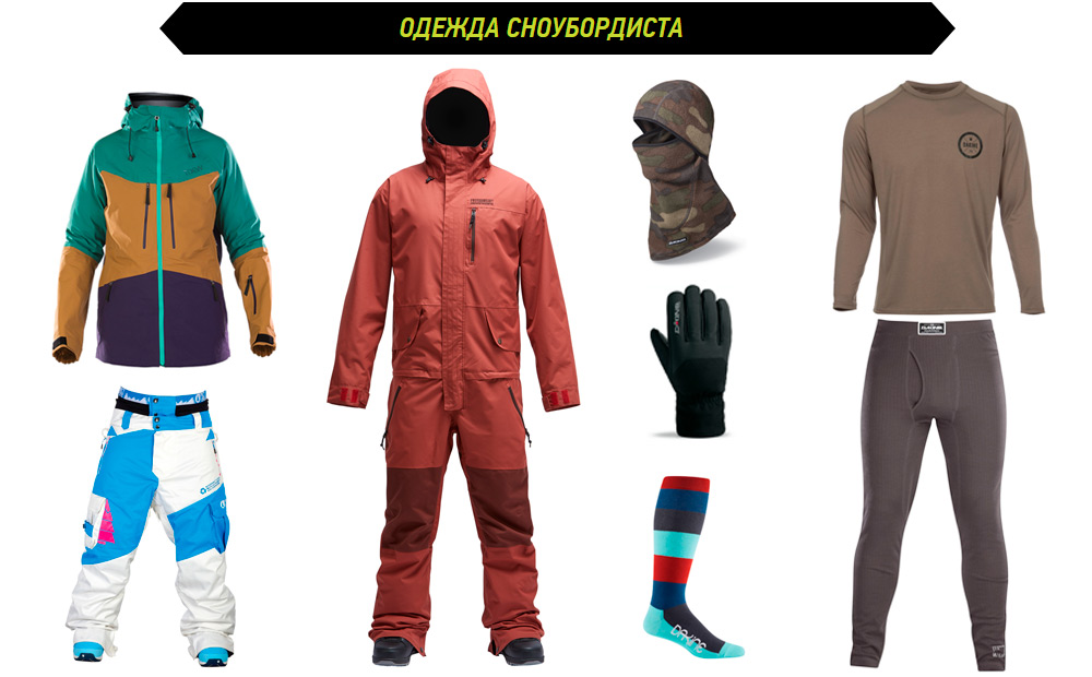 Термобелье одежда для сноубордиста