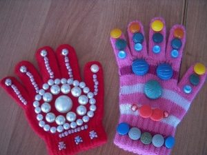 массажные перчатки