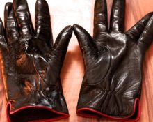 ремонт кожаных перчаток