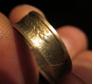 кольцо из монеты