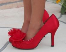 туфли красные на размер больше