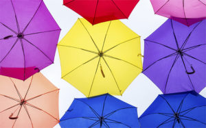 colorful umbrellas