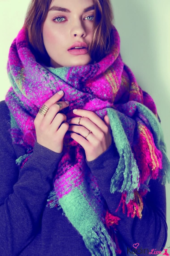 модные женские шарфы