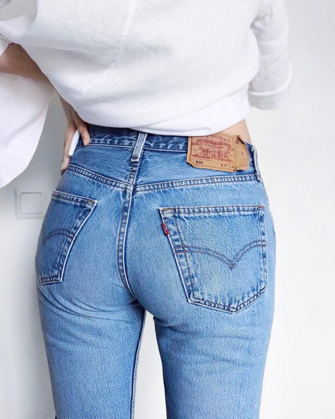 Форма кокетки джинсов