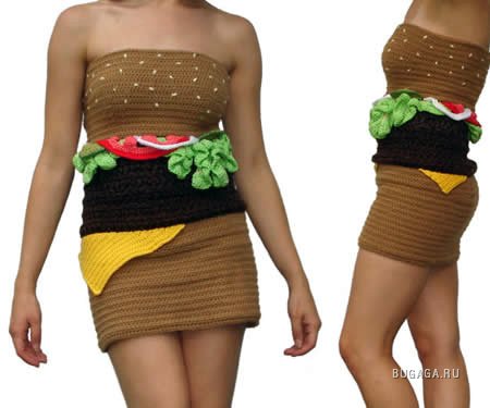 Платье-гамбургер