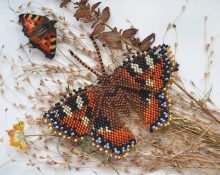бисерная бабочка