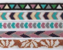 браслеты мозаичным плетением