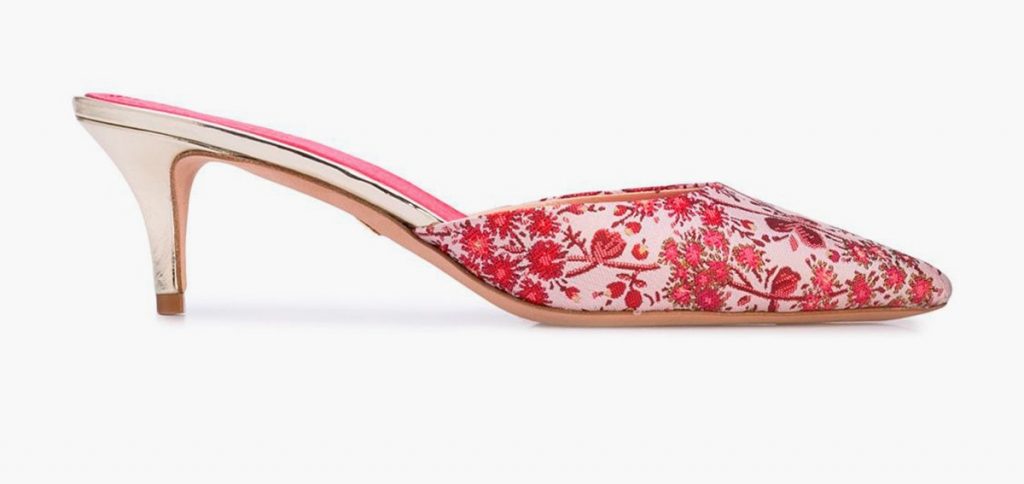 Обувь с цветочным принтом от Giambattista Valli
