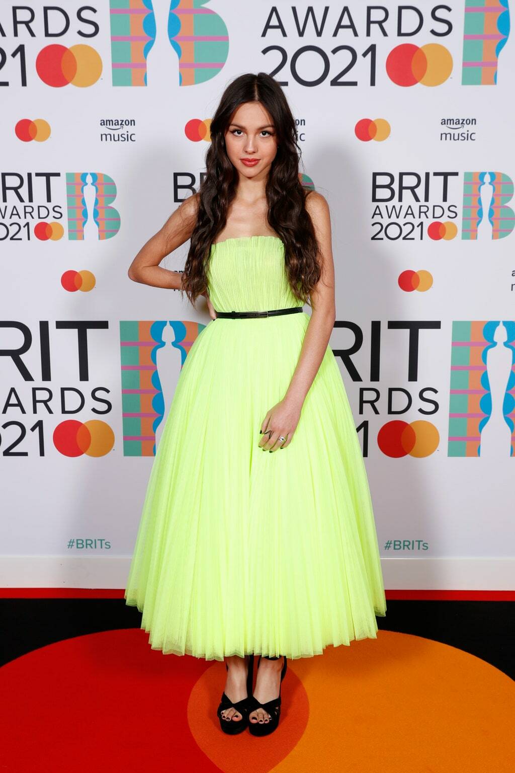 Оливия Родриго на премии BRIT Awards 2021