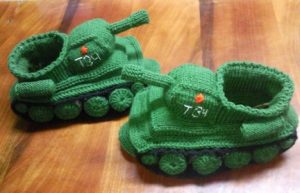 Тапки Танки крючком